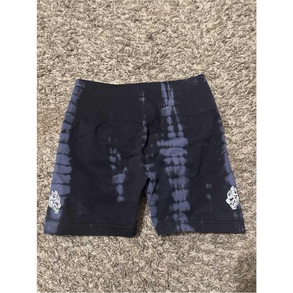 Darc Sport Black and Gray Tie-Dye Shorts